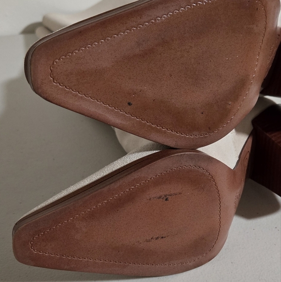 Sarto Jasmine Elegant Knee-High Suede Heeled Quit Luxury Boots Size 10 - Picture 13 of 16